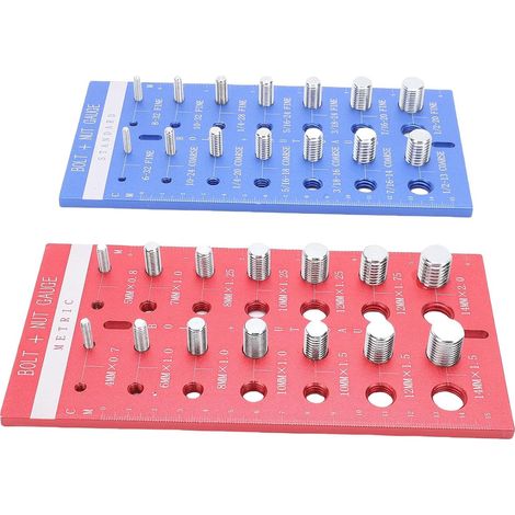Werkzeug aus Aluminiumlegierung zur Bestimmung von Muttern (1/4)