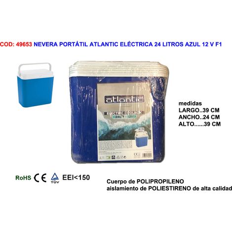 Frigorifero da campeggio da 24 L. Adattatore per auto 12V DC 39x24x39cm Atlantic