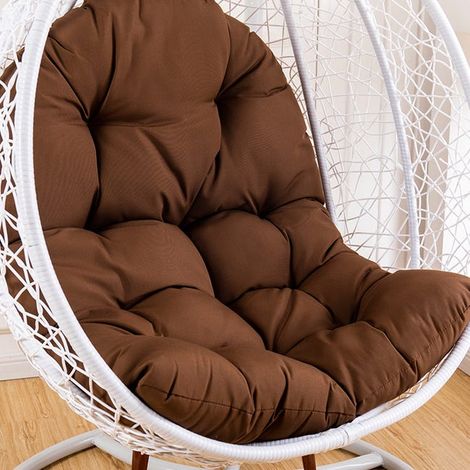Matelas de remplacement pour hamac, coussin imperméable pour chaise œuf Queen - Marron foncé (tapis uniquement) (1/3)