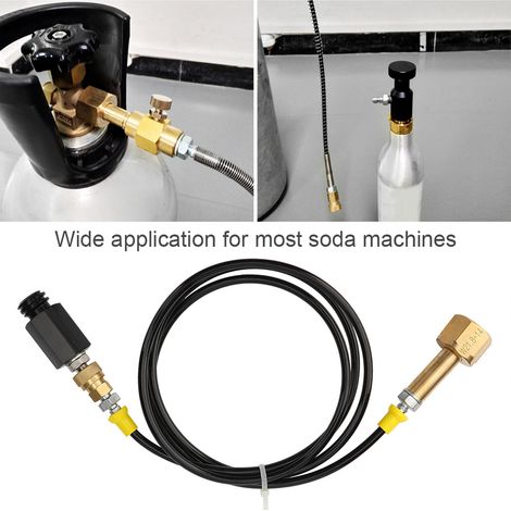 Kit adaptateur de tuyau externe fileté W21.8 pour machine à soda Soda Stream (1/5)