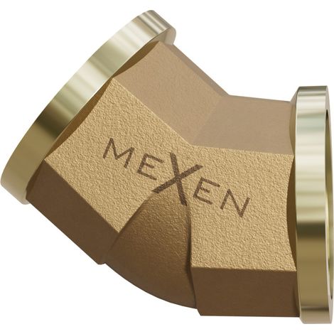 Mexen BRASS codo 45° latón 1/2 GW x 1/2 GW - W97424-1212 (1/2)
