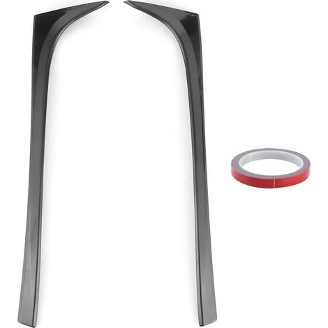 Rétroviseur de Fenêtre Aileron Latéral pour MK7 MK7.5 2014-2018 ABS Noir Brillant - Déflecteur Anti-Eau Sportif (1/5)