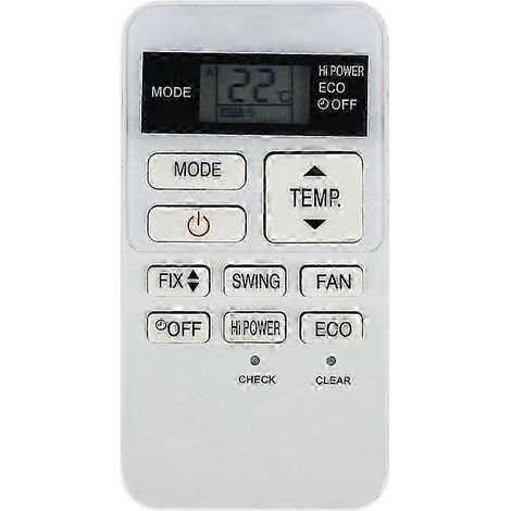 Télécommande compatible avec le climatiseur Toshiba RBC-ASX11E-C RAS-07BKV-E 077SKV-E6 (version anglaise) kns (1/5)