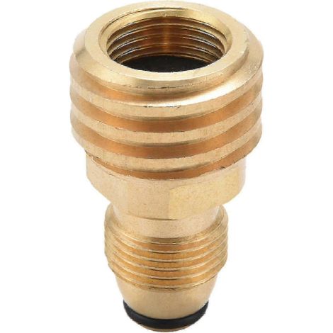 Adaptateur pour gaz propane 25-26 : convertit la vanne de service du réservoir de propane Pol en version QCC1/type 1 (1/4)