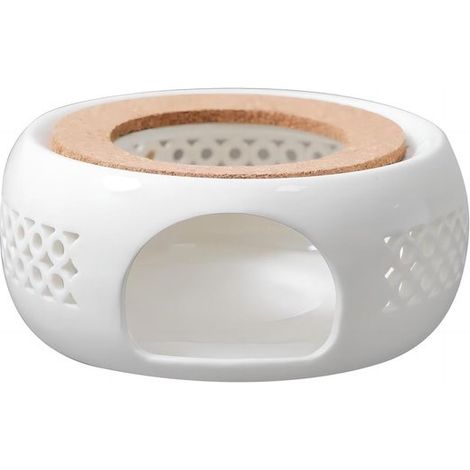 Calentador de té de cerámica / pequeño hornillo para tetera / calentador de té para tetera, para calentar y almacenar café, té o leche (1/5)