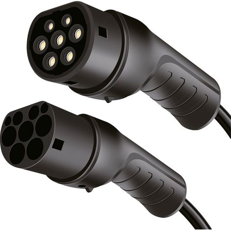 LogiLink EVC0121 Câble de charge pour véhicule électrique 5 m avec capuchon de protection (1/5)