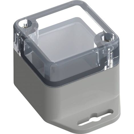 TRU COMPONENTS TC-10860372 Contenitore universale 44.80 x 44.80 x 40.10 Policarbonato Grigio luminescente 1 pz. (1/2)