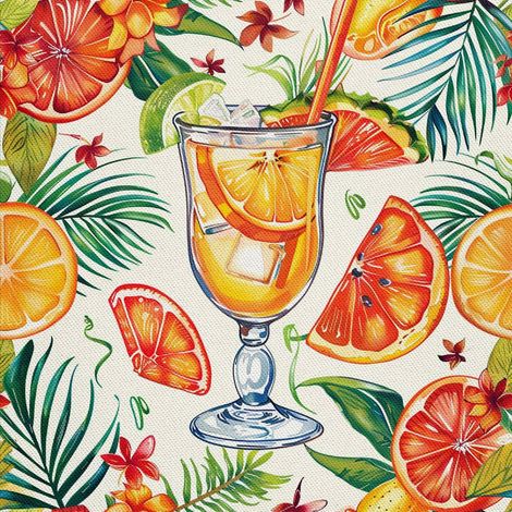 Outdoor-Dekostoffe Oxford - Motiv Cocktail DX8727 (1/5)