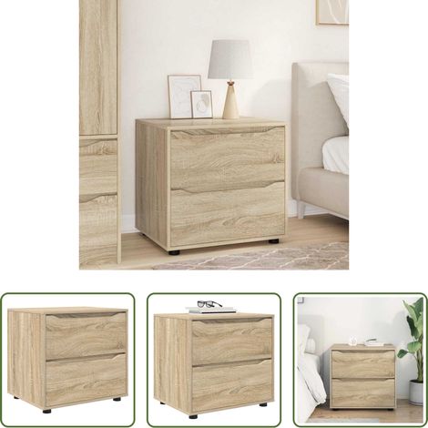 Armoire bois - Armoire de rangement Chêne Sonoma 60 x 48 x 57 cm (1/5)