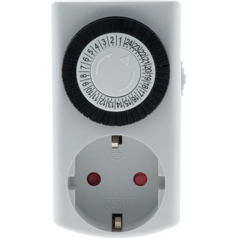 Lot de 2 mini programmateurs mécaniques quotidiens - Zenitech (1/3)