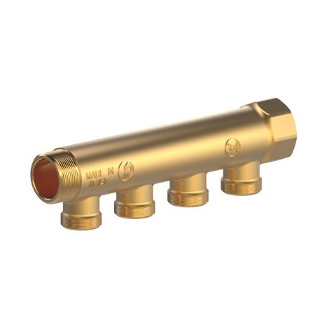 Giacomini – Collecteur mâle-femelle 3/4" (20x27) avec 2 sorties 1/2" (15x21) mâle – R580CY072