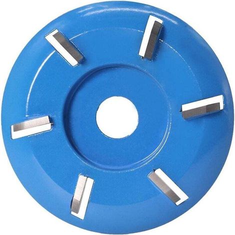 Disque de coupe électrique professionnel pour sabots, haute efficacité de travail, 6 dents, type plat bleu, durable. (1/4)