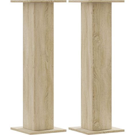 Portavasi per fiori set di 2 pezzi in legno ingegnerizzato Sonoma marrone 020045348