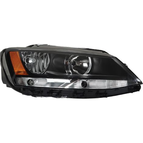 Phares noirs boîtier ambre clignotant lampe d'angle pour voiture extérieur accessoire droit 2503146 (1/5)