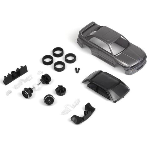 nanoTTR 1989 BMW M3 E30 Ravaglia Dark Silver Painted Body Set