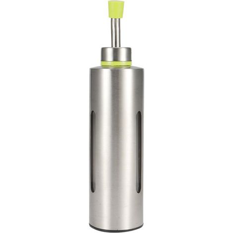 Bouteille Huile - Acier Inoxydable - Forme Triangulaire - Anti-fuite - Pour Vinaigre Et Sauces - Cuisine Maison - Lot De 1 (1/5)
