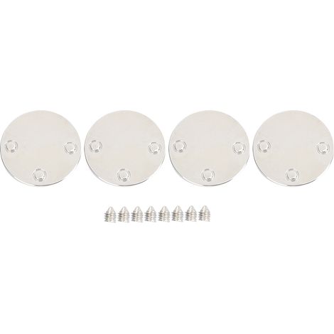 4 Sets Metal Round Buttons DIY Luggage Jeans Bag Leather Goods Decoration AccessoriesSilver B01-51-52052 (1/5)