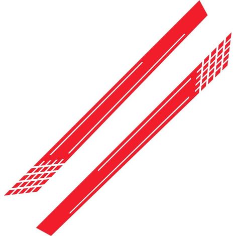 Racing Sport Seitentür-Aufkleber, 170 cm x 12 cm, Auto-Seitenschweller-Aufkleber, Karosserie-Seitenstreifen-Rock, Rennwagen für Anhänger, LKWs, Wohnmobile