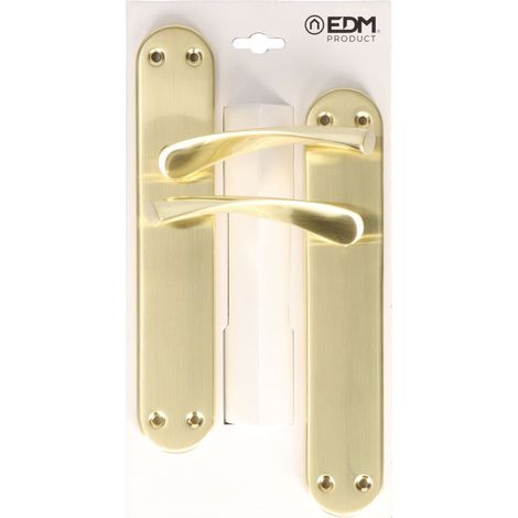 Set di maniglie edm ottone 24x4 5 cm 2 unità (1/3)