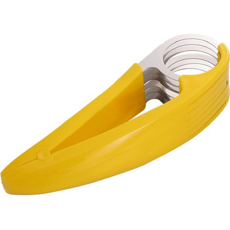 Trancheuse de bananes pelées à la fraise éplucheur de fruits coupés aux pommes (trancheuse de bananes) (1/5)