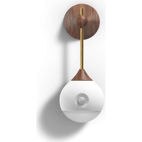 Linterna Frontal MINKUROW Para - Con Detector De Movimiento Y Sensor De Luz - Bajo Consumo Energético - Para Armarios, Habitación Infantil, Dormitorio, Baño, Pasillo, Gris (1/5)