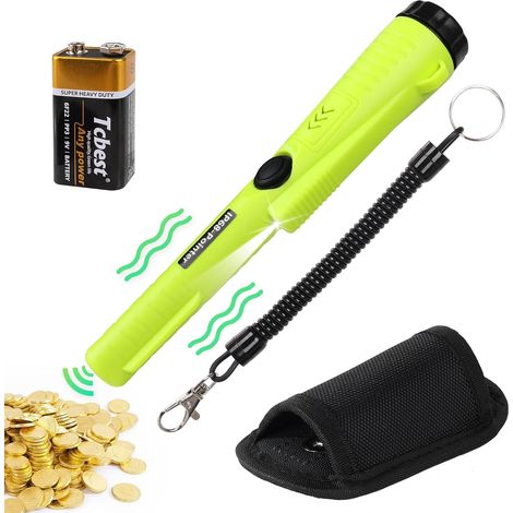 Pinpointer Metalldetektor, Metalldetektoren für Erwachsene und Kinder, IP68 wasserdicht und 360°-Erkennung, tragbares Metalldetektor-Zubehör mit LED und Etui, Panorama-Set (1/5)