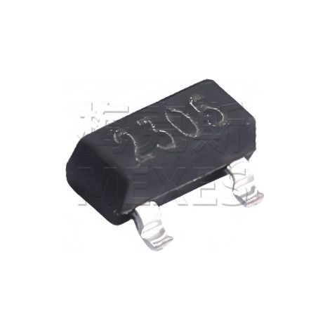 TWGMC SI2305 SOT-23 Oberflächenmontage-MOSFET-Transistor Elektronische Bauteile, 5 Stück pro Packung.