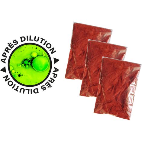 Lot de 3 sachets de fluorescéine poudre 5g – Colorant traceur non impactant – Visible sous UV 365 nm – Pour détection de fuites et réseaux enterrés (1/4)