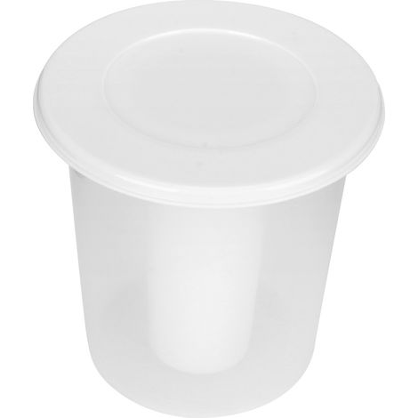 Moule à glace pilée transparent réutilisable, modèle rechargeable avec couvercle, pour seau à glace. (1/5)