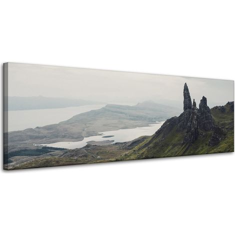 Leinwanddruck Natur Berggipfel 120x40 cm