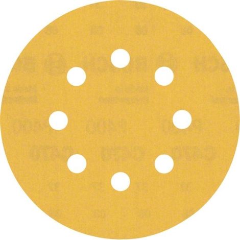 Dischi abrasivi Bosch expert c470 125 mm grana 400 50 pezzi (1/5)