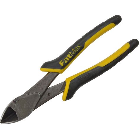 Stanley FatMax Angled Diagonal Cutting Pliers 200 mm (8 in) - Bi-Material Handles