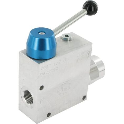 Flow control valve 3-way 1/2" 50-90 l/min FLUIDPRESS FPRF12H (1/5)