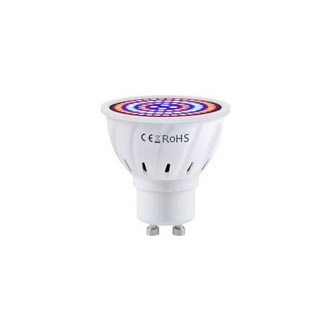 Lampe horticole GU10 80 LED 7W pour plantes d'intérieur, légumes et fleurs. (1/5)