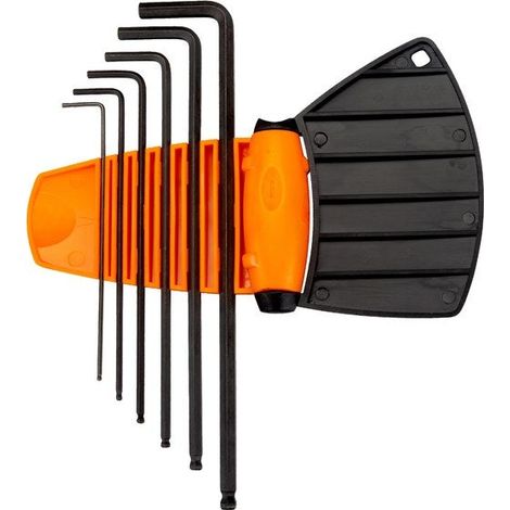 Set di 6 chiavi esagonali lunghe da 1,5-2-2,5-3-4-5 mm BAHCO