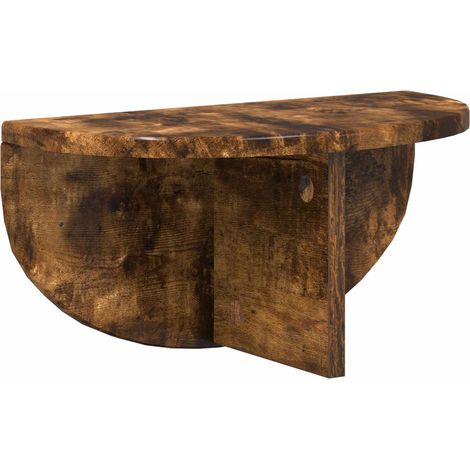Maison Exclusive - Wandregal Geräucherte Eiche 38 x 19 x 19 cm Ho