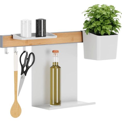 Leifheit COMBI-SET M soporte blanco elegante y contemporáneo (1/2)