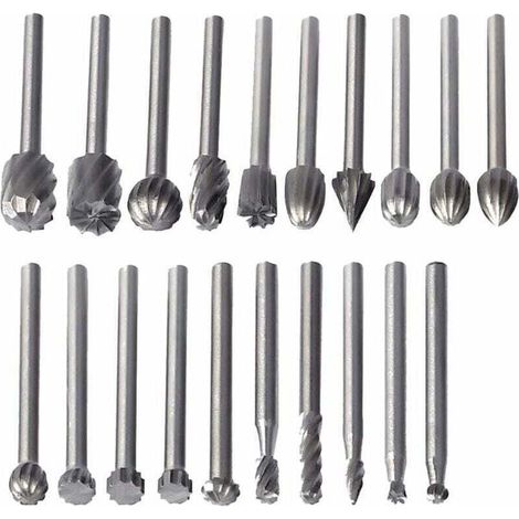 20 HSS-Fräser – 3-mm-Schaft – Für Dremel – Holzfräszubehör – Multifunktionswerkzeug (1/4)