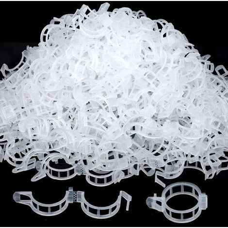 ASPIRER Hanging Plant Clips, Garden Clips for Tomatoes and Vine Vegetables, Plant Support Clips, 100pcs (1/4)