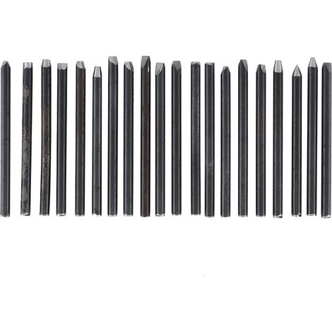 Kit d'outils de sculpture pour bijoux avec 20 ciseaux et accessoires (1/5)