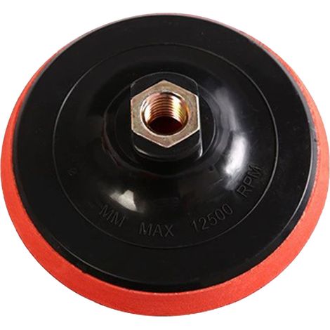 Disque de polissage hexagonal M10/M14, papier de verre auto-adhésif fileté, disque de polissage électrique, meuleuse d'angle, épaisseur 125 mm M10 (1/5)