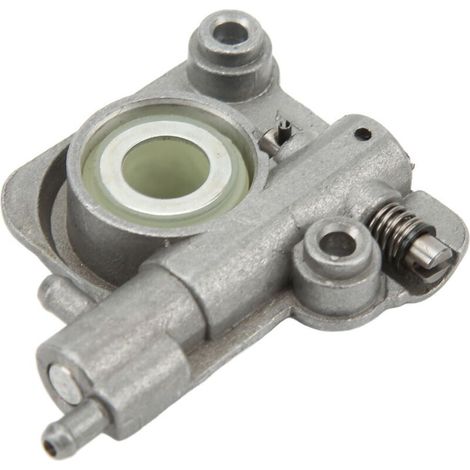 Pompe à huile avec engrenage hélicoïdal pour tronçonneuse CS350, pièce de rechange adaptée pour outil de coupe à chaîne, fixation standard, matériau résistant, lot de 1 pièce (1/5)