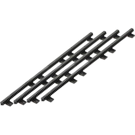 Came – Pack de 4 crémaillères nylon PA6 et fibre de verre – Noyau en acier 20x20mm – Pour portails jusqu'à 600kg