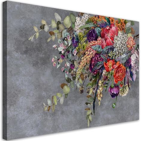 Tableau sur toile Bouquet de fleurs 90x60 (1/5)