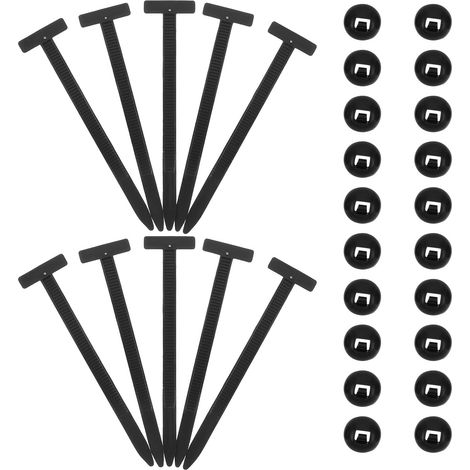 Lot de 200 Boucles de Cravate en Nylon Autobloquantes pour Organisation de Coffre Automobile Prise Sécurisée et Gestion des Câbles (1/5)