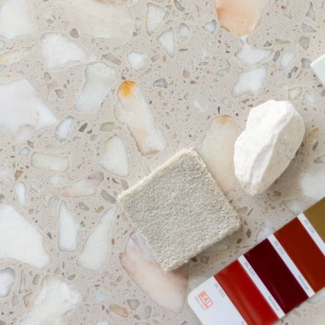 Véritable Carreau Terrazzo PENINSULA PORTALEGRE 30x30 cm boîte de 0.99m2 Adouci - Gioia Materia (1/4)