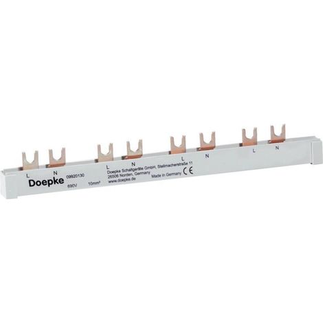 Gabel-Phasenschiene Doepke für Brandschutzschalter DAFDD Länge 210 mm (12TE) (1/5)