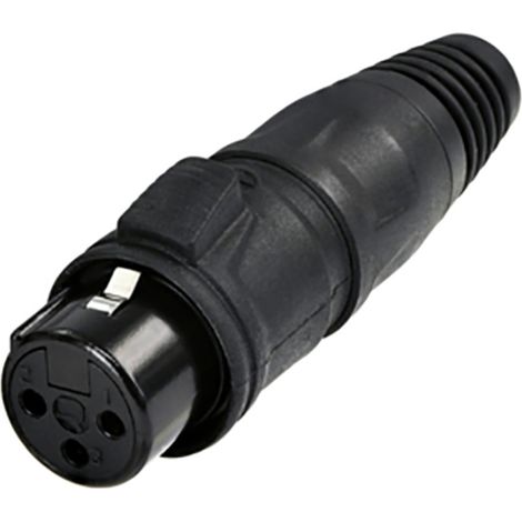 Rean AV RCX3F-Z-002-1 XLR-Steckverbinder Buchse, gerade Polzahl: 3 1 St.