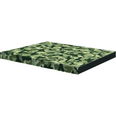 Orthopädische Hundematratze Ortho XL 80×55×7 cm – Moro-Muster, Memory-Schaum, wasserdichter Bezug, Bertoni (1/5)