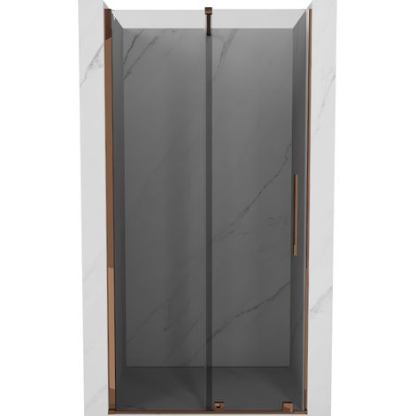 Mexen Velar porte de douche coulissante 110 cm, graphite, or rose - 871-110-000-41-60 (1/5)